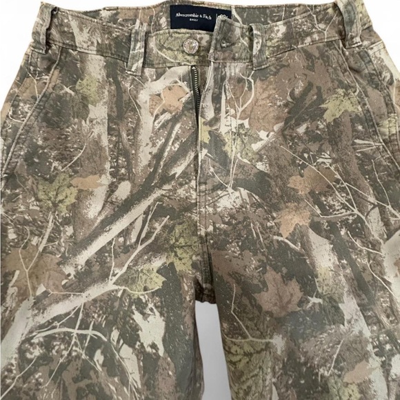 Abercrombie & Fitch Tan Camouflage Pants - Picture 4 of 7